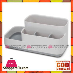 Bathroom Easy-Store Caddy- White/Grey