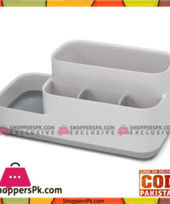 Bathroom Easy-Store Caddy- White/Grey