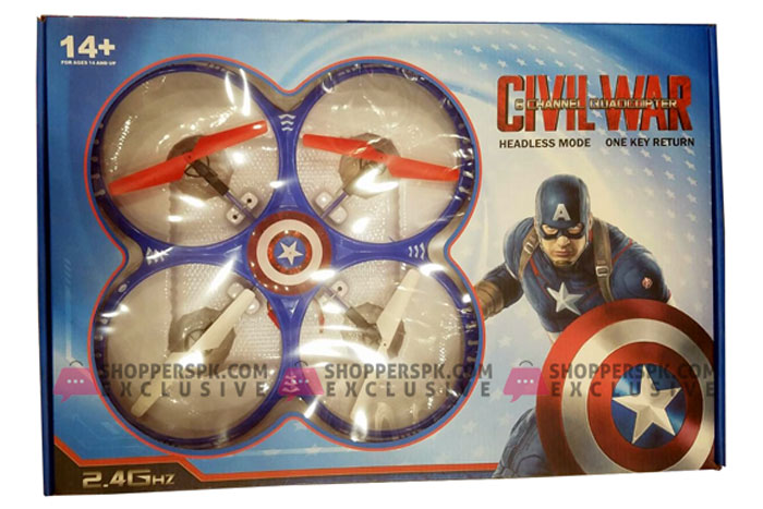 Civil War 6 Channel Quadcopter
