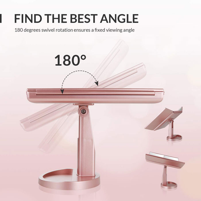 Easehold Make Up Mirror 1X/2X/3X Magnifying Light Up Mirror