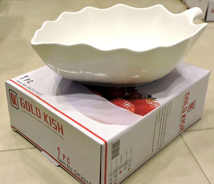 Gold Kish 1Pcs Salad Dish Big Model - Gk201531