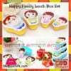 Happy Family Lunch Box Set Of 4