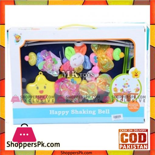 Happy Shaking Bell Cot Mobile 4475