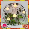 Home Decoration 5 Arm Candle Stand in Circle Design with Candles