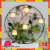 Home Decoration 5 Arm Candle Stand In Circle Design With Candles