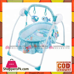 Intelligent Remote Control Crib Foldling Baby Swing Bed - HN821397