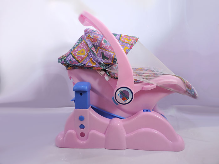 Mama Love Baby Swing+Carry Cot Pink