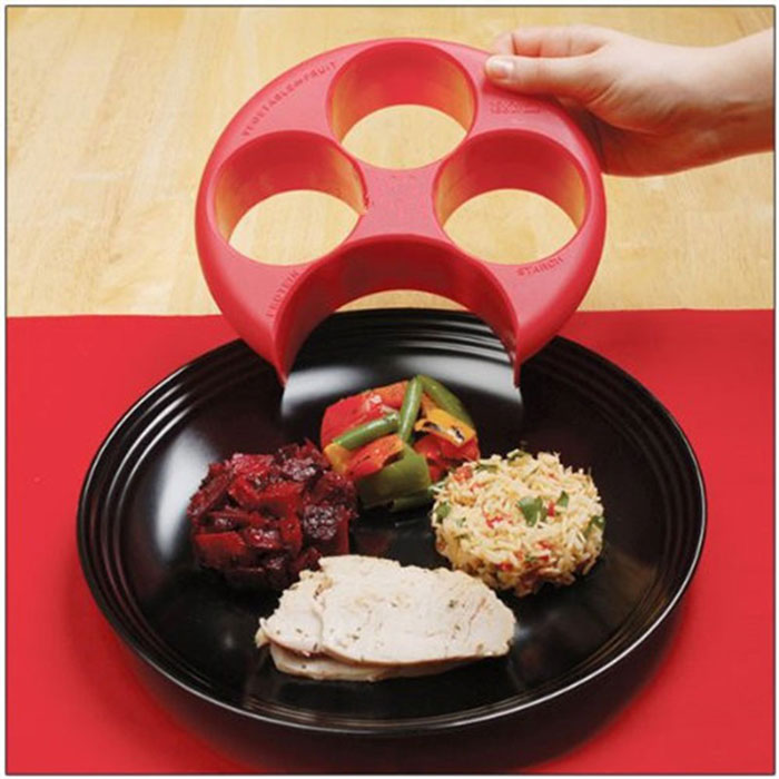 2016 Meal Measure Portion Control Cooking Tools Lose Weight Tool Kitchen Food Plate