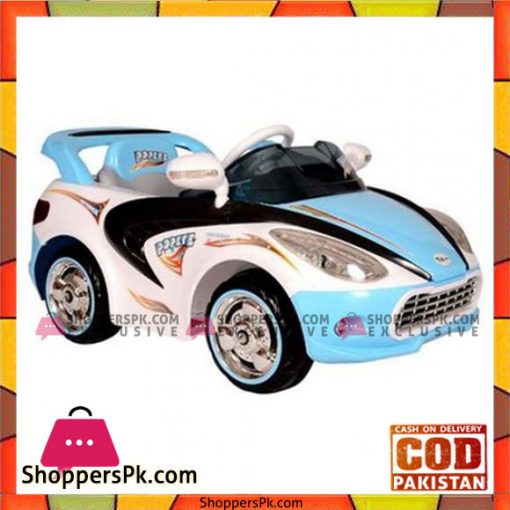 Ride on Car For Kids - Battery Operated - Blue & White - JY-20C8