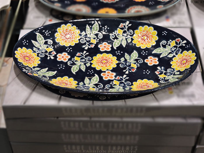 Super Dine Handpainted High Quality Stoneware Plate