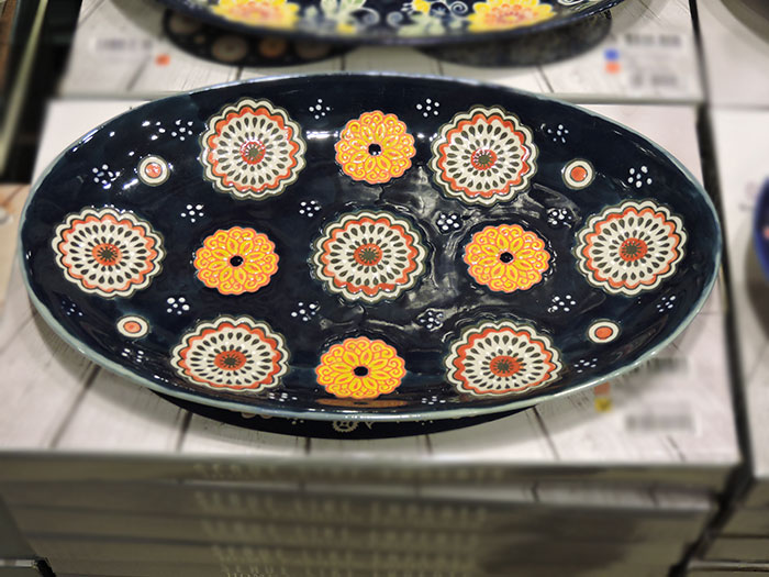Super Dine Handpainted High Quality Stoneware Plate