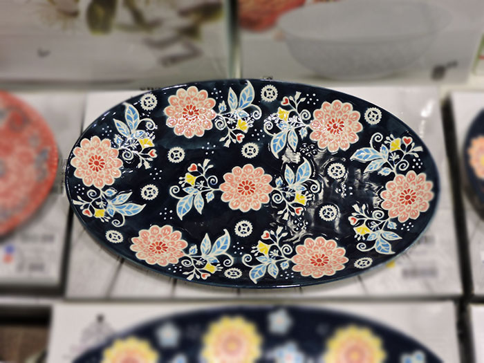 Super Dine Handpainted High Quality Stoneware Plate