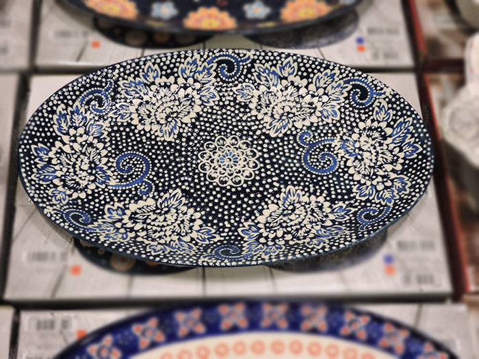 Super Dine Handpainted High Quality Stoneware Plate