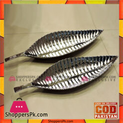 SuperDine High Quality 2Pcs Bbq Serving Dish Leaf Dishes