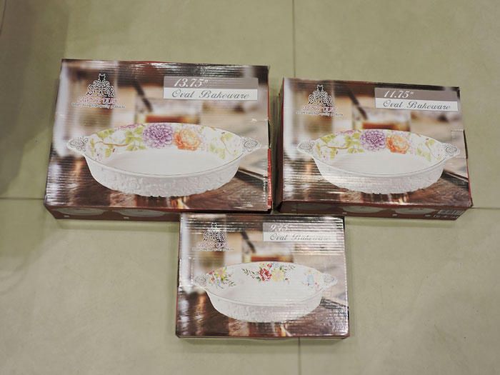 Superdine High Quality 3 Pcs Set Oval Bakeware 13.75&Quot; X 11.75&Quot; X 9.75&Quot; 5 Superdine High Quality 3 Pcs Set Oval Bakeware 13.75&Quot; X 11.75&Quot; X 9.75&Quot;