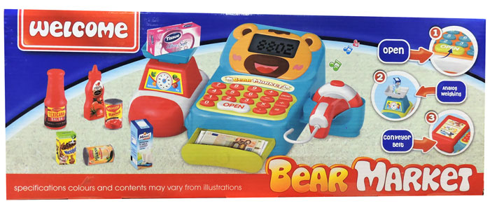 Toys Bear Market Cash Register Series