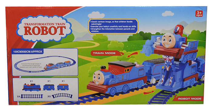 Transformers Electric Track Train Toy For Kids