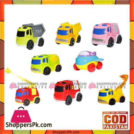Urban Transport Set of 8 Construction and Public Service Vehicles (Multicolor)
