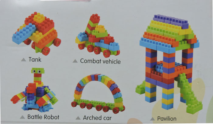 120Pcs DIY Larger Particles Block Toy For Kids