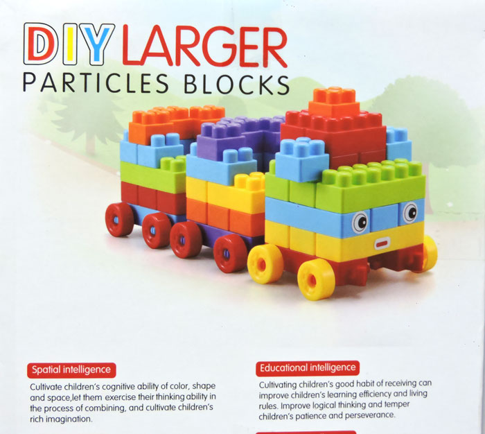 120Pcs DIY Larger Particles Block Toy For Kids