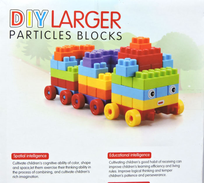 120Pcs Diy Larger Particles Block Toy For Kids 4 120Pcs Diy Larger Particles Block Toy For Kids