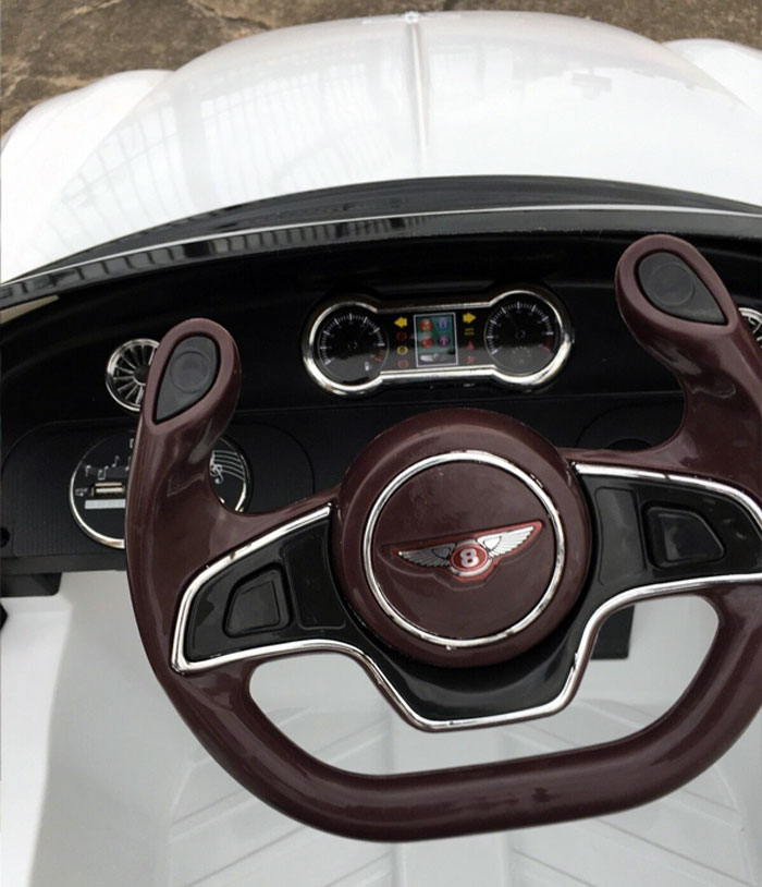12V Ride On Car Bentley With Remote Control With Swing