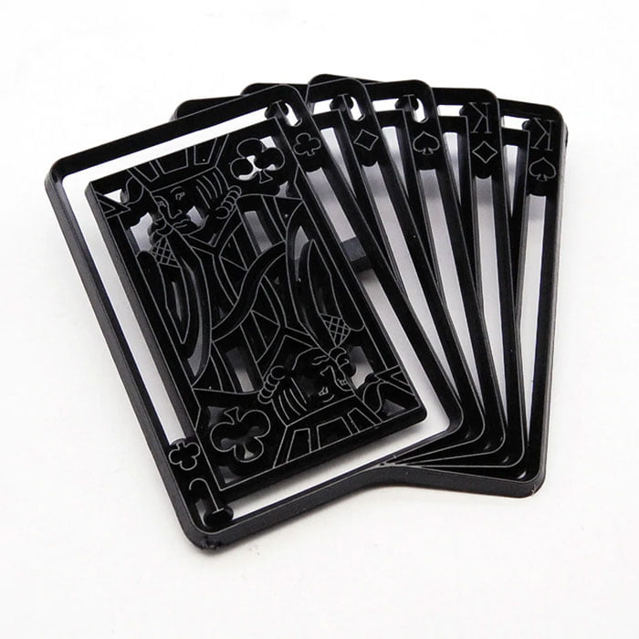 28pcs Plastic Poker Card Cookie Cutter Sugarcraft Fondant Cutter Poker Set Decorating Tools