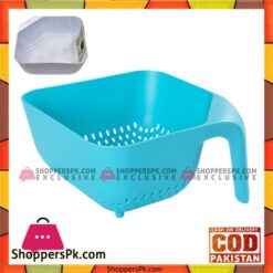 Alaca Vegetable and Rice Strainer Bowl White 3 Ltr