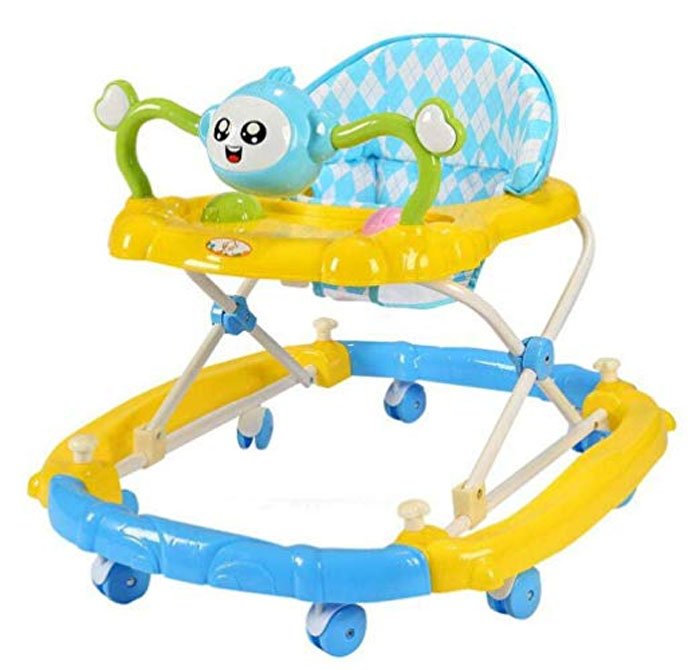 Baby Walker Multi-Function Anti-Rollover Baby Walker With Toy Music Heights Can Be Adjusted Suitable For 6-18 Months 4 Baby Walker Multi-Function Anti-Rollover Baby Walker With Toy Music Heights Can Be Adjusted Suitable For 6-18 Months