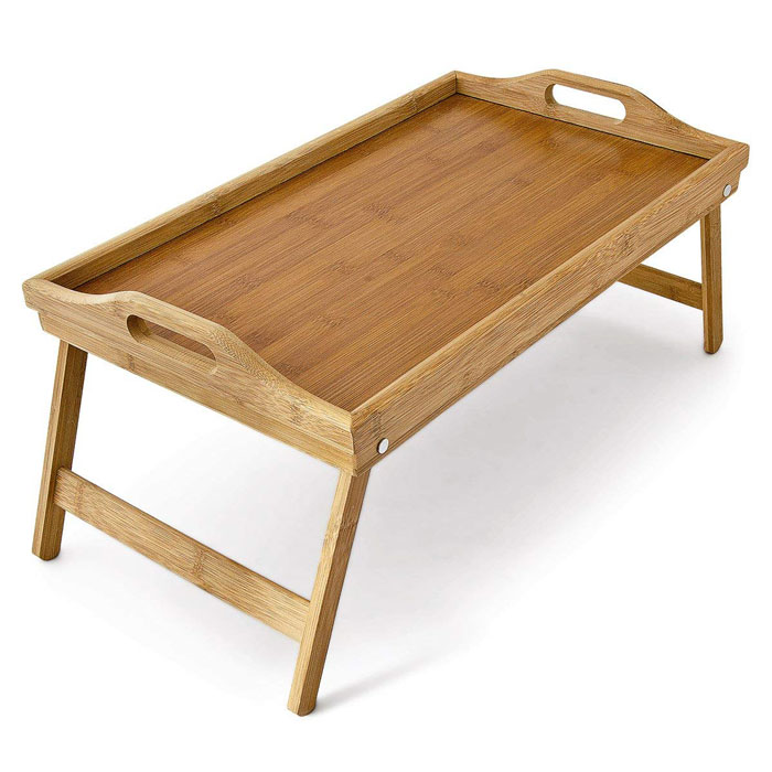 Bamboo Folding Serving Tray Foldable Bed Table Serving Tray Size: 50 X 30 X 23.5Cm 10 Bamboo Folding Serving Tray Foldable Bed Table Serving Tray Size: 50 X 30 X 23.5Cm