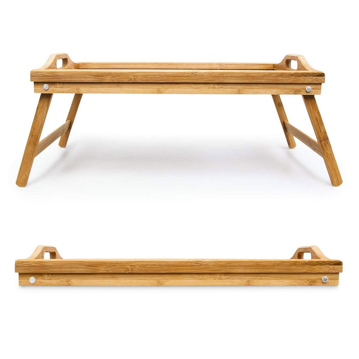 Bamboo Folding Serving Tray Foldable Bed Table Serving Tray Size: 50 X 30 X 23.5Cm 7 Bamboo Folding Serving Tray Foldable Bed Table Serving Tray Size: 50 X 30 X 23.5Cm