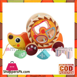 Cartoon Animal Building Block Trailer Baby Early Educational Toy