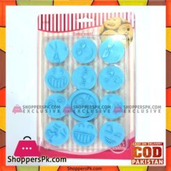 Emoji Cutter Stamp 12Pcs Set - S738