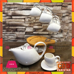 High Quality 13 Pcs Tea Set With Wooden Stand
