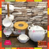High Quality 19 Pcs Soup Set  With Wooden Stand