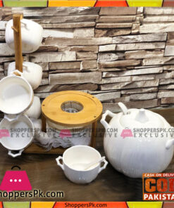 High Quality 19 Pcs Soup Set  With Wooden Stand