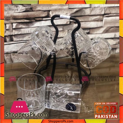 High Quality Wrought Iron Glass Stand
