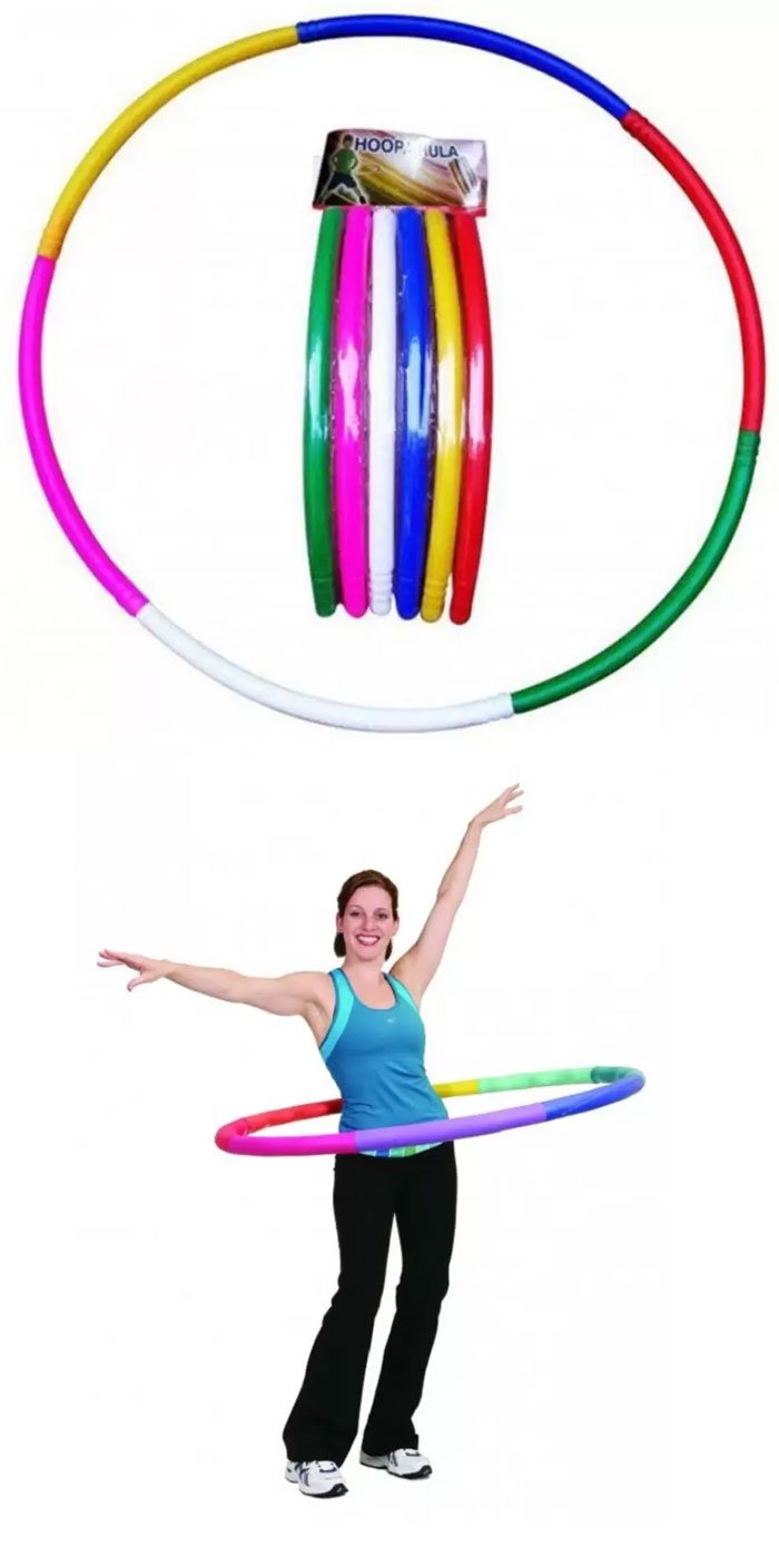 Hoopa Hula Ring And Bearing Orange Color Skipping Rope