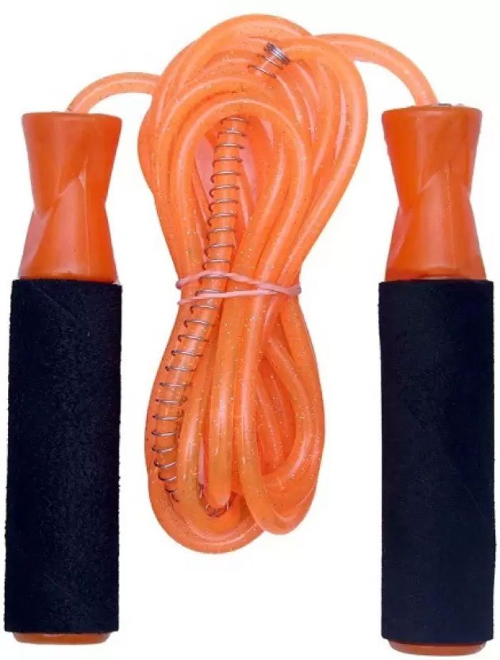 Hoopa Hula Ring and Bearing Orange Color Skipping Rope