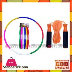 Hoopa Hula Ring and Bearing Orange Color Skipping Rope
