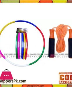 Hoopa Hula Ring and Bearing Orange Color Skipping Rope
