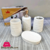 Imperial Collection Ceramic Bathroom Set 4-Pcs