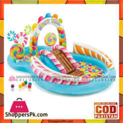 Intex Candy Zone Inflatable Play Center 116 X 75 X 51 Inch  for Ages 2+ - 57149