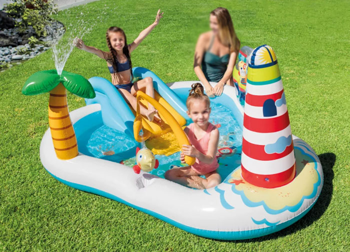 Intex Fishing Fun Play Center Inflatable Kiddie Pool - 57162