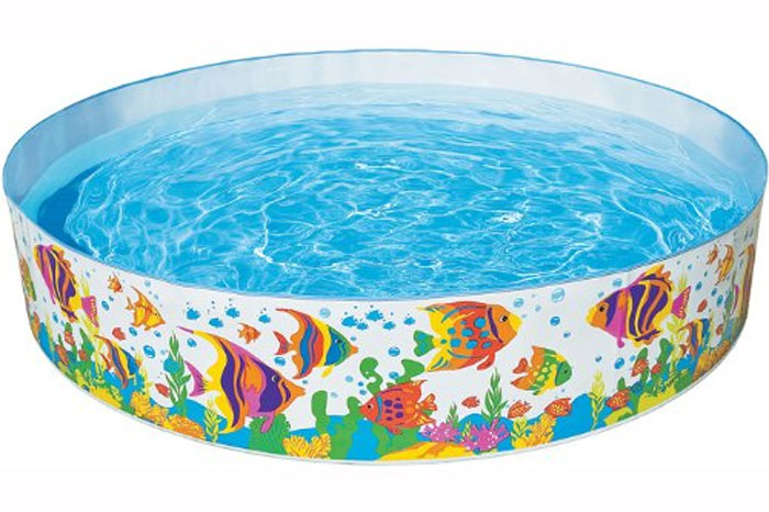 Intex Ocean Reef Snapset Inflatable Pool - 8 Feet X 18 Inches - 36 Months - 10 Years - 56453