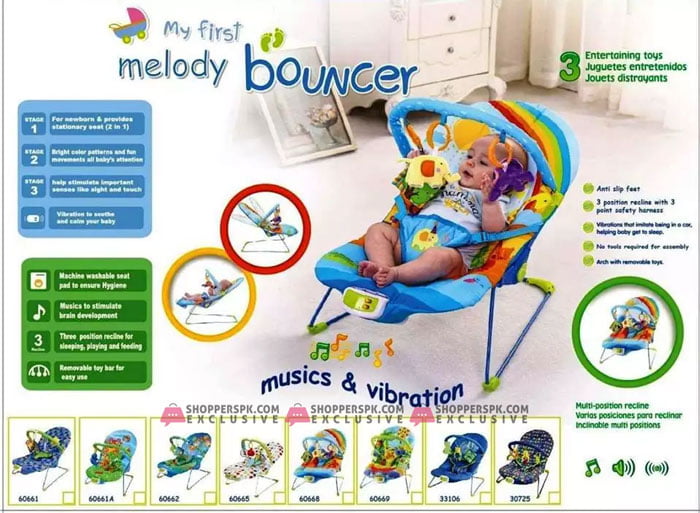 Buy Joymaker MY First Melody Bouncer 3 Position 0+ 60669 at Best Price