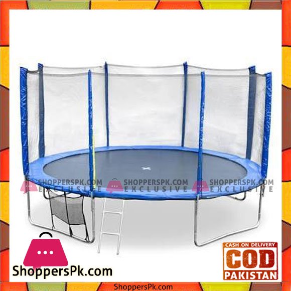 Buy Jump Star Trampoline and Enclosure Bumper Trampolines height 2feet