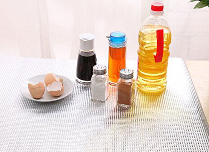 Kitchen Cabinet Drawer Foil Shelf Liner Mat Anti-Skid &Amp; Non Adhesive Easy To Cut – Size: 45 X 200Cm 1-Pcs