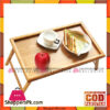 Natural Bamboo Bed Tray Table with Folding Legs Serving Breakfast in Bed Laptop Computer Tray