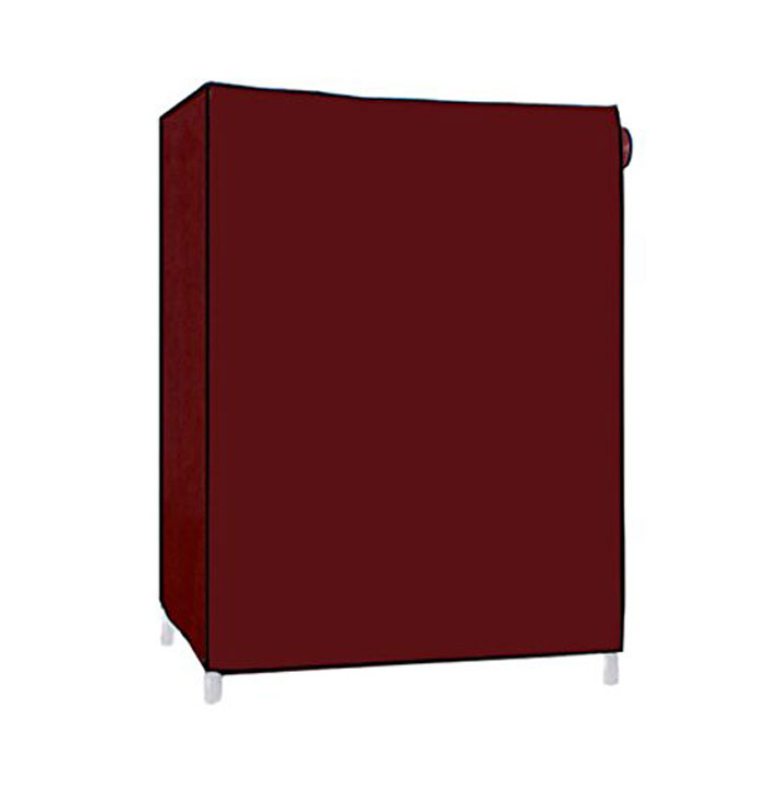 Pindia Shoe Cabinet , 4- Layer Maroon Shoe Rack Organizer